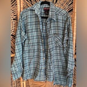 Vintage Green Flannel
